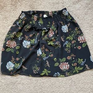 Floral smocked skirt from LOFT
